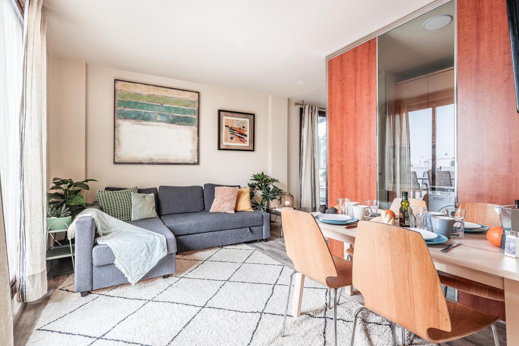 Fantastico Atico 2 Hab Y Gran Terraza Privada Apartment Seville Luaran gambar